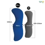 หมอนข้างม้าน้ำญี่ปุ่นตัวยาว 123 ซม. และ 115 ซม. ช่วยจัดสรีระแก้ปวดหลังและปวดเอว