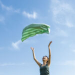 ผ้าขนหนูสำหรับเช็ดตัว Bodycare Towel 60x120 cm ลายผ้าสี Green