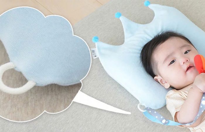 หมอนสำหรับเด็ก King Baby Pillow King Baby Pillow มีห่วงสำหรับติดของเล่นเด็ก